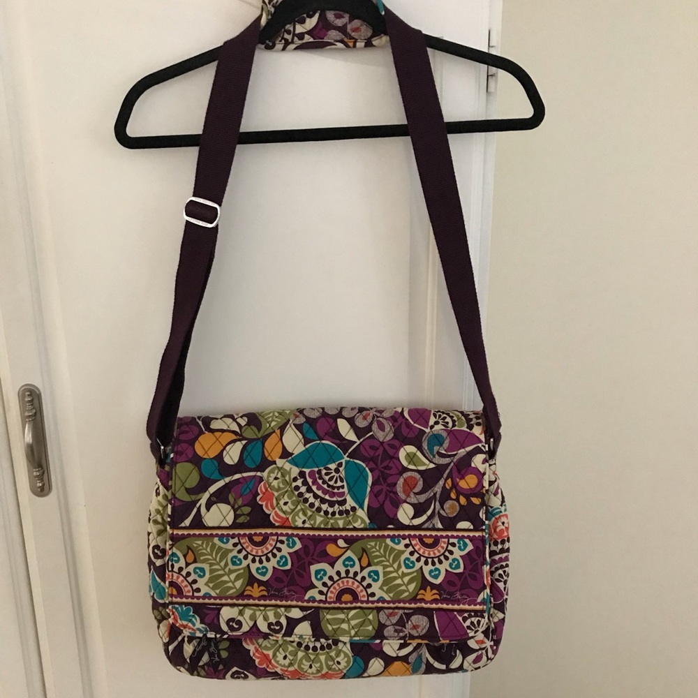 Vera Bradley Front Clip Close Book Bag